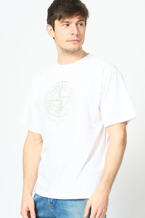 T-shirt Stampa Reflective One Bianco Uomo - 2