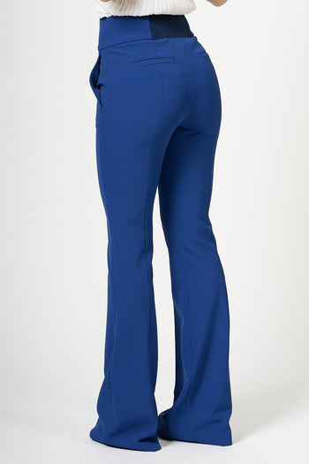 Pantalone Zampa Blu Donna - 6