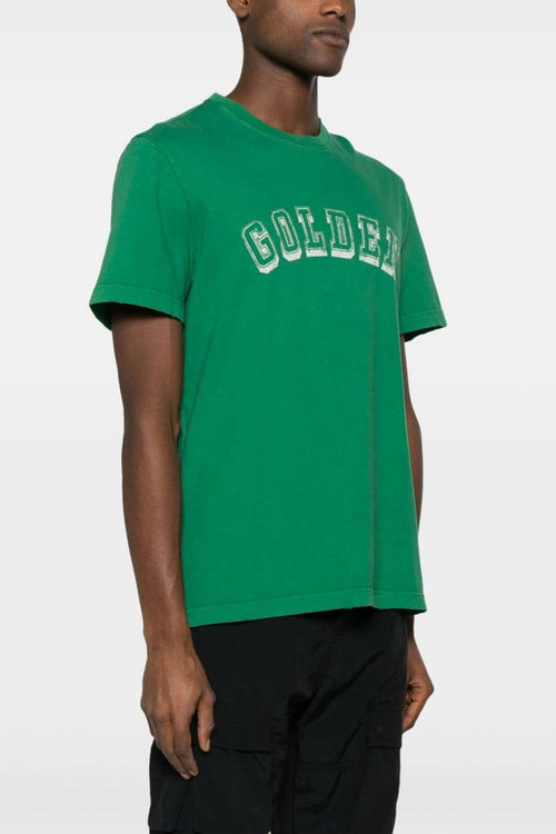 T-Shirt Cotone Verde con stampa