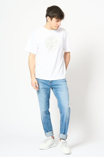 T-shirt Stampa Reflective One Bianco Uomo - 5
