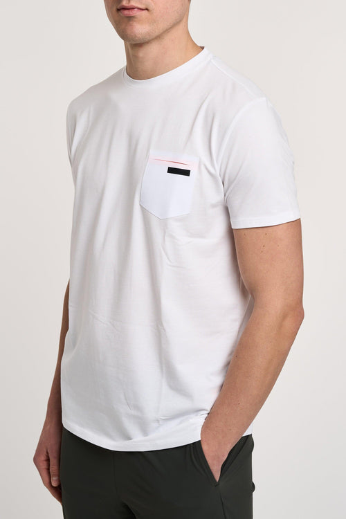 T-shirt Bianco 95% Cotone 5% Elastan - 2