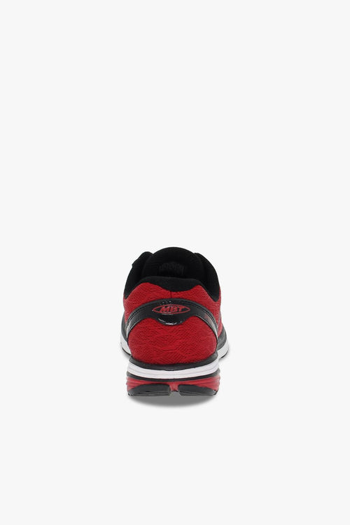 Sneakers SPEED 2 W in tessuto e ecopelle rosso e grigio - 2