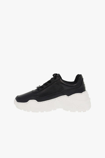 Sneakers CARTE BRAVE BLACK WHITE in pelle nero - 3