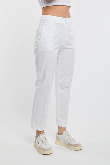 Pantalone Nima Zip CO/EA Bianco - 3
