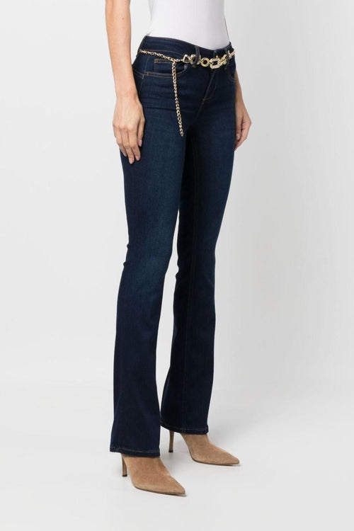 Jeans Blu Donna con Cintura