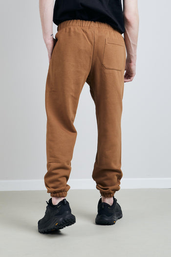 Pantalone Felpa Basico Marrone Uomo - 4