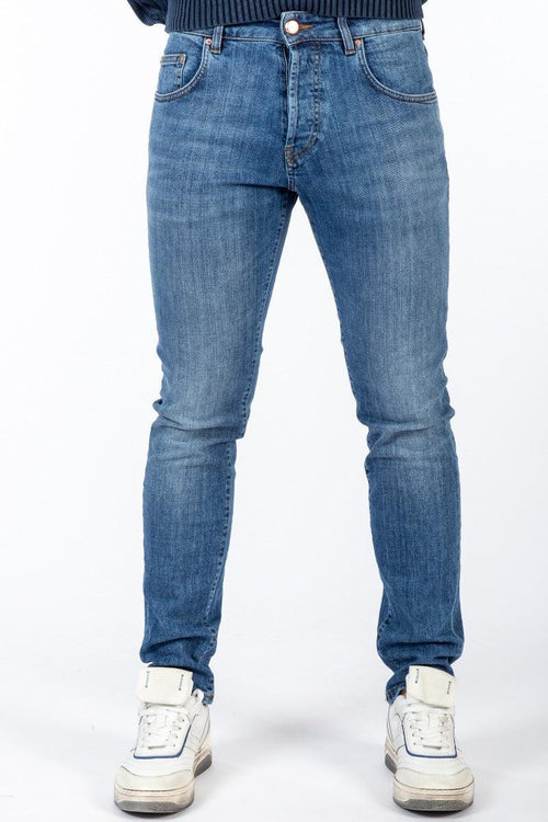 Pantalone Jeans Slim Denim Medio Uomo - 2