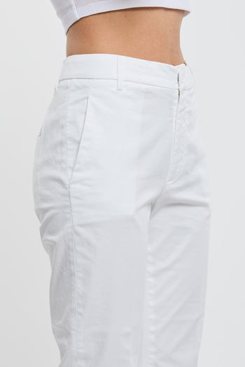 Pantalone Nima Zip CO/EA Bianco - 4