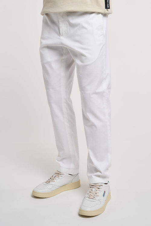 Pantalone Chinos Classic Cotone/Elastano Bianco - 2