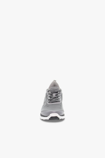 Sneakers SPEED-1200 LACE UP RUNNING W in tessuto e ecopelle grigio e nero - 4