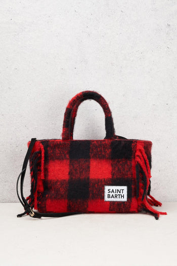 Saint Barth Blanket Bag Rosso Donna - 3