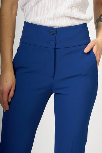Pantalone Zampa Blu Donna - 7