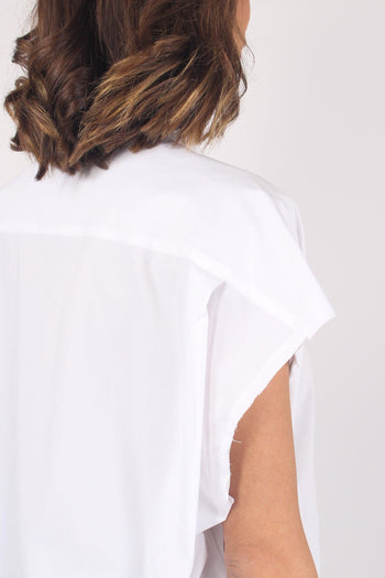 Camicia Over Cotone Bianco - 5