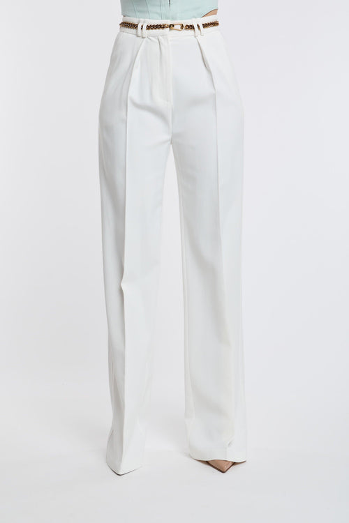 Pantalone 97% VI 3% EA Bianco - 1