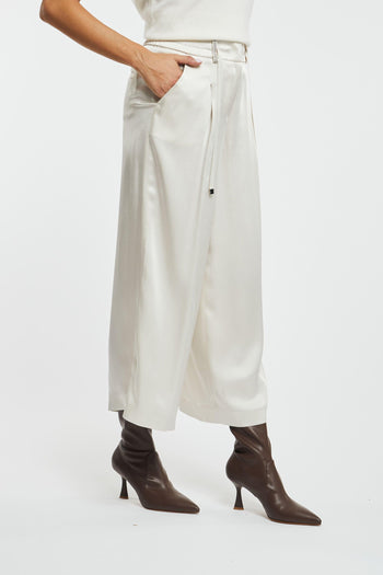 Pantalone con Elastico Cady Grigio - 3