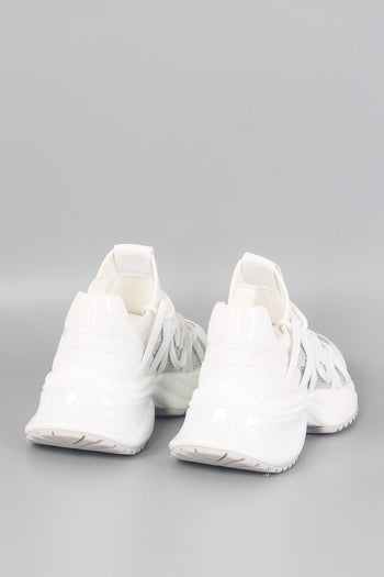 Ariel 01 Sneaker Neoprene White/crystal - 4