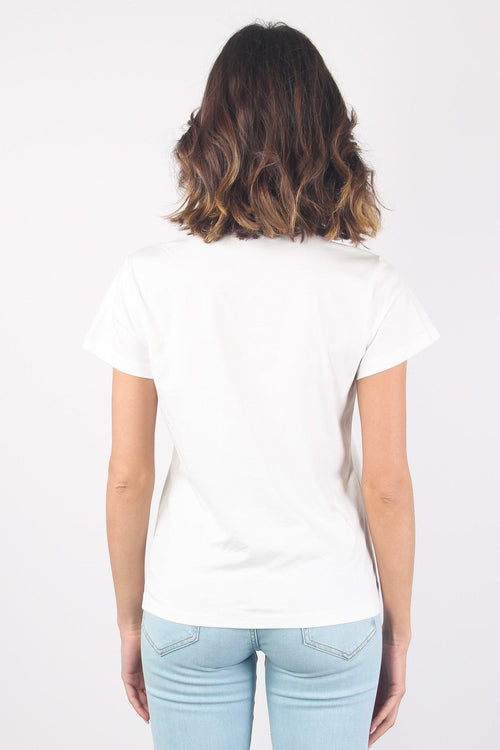Turbato T-shirt Scollo V White - 2