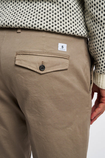 Pantalone Chino Setter Cotone/Fibra di Gomma Sand - 5