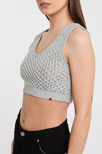 Top Cropped con Strass 5080 - 5