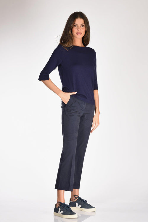 Pantalone Florette Blu Donna - 2
