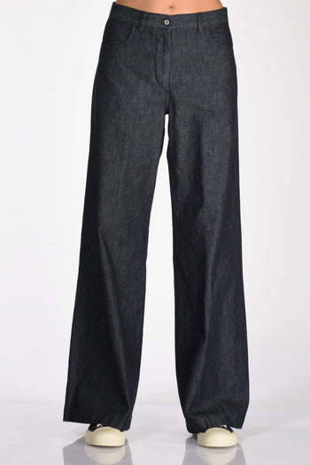 Jeans Largo Blu Jeans Donna - 3