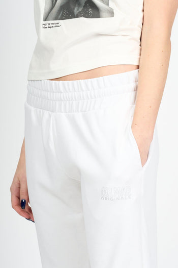 Pantaloni Tuta Bianco Donna - 5