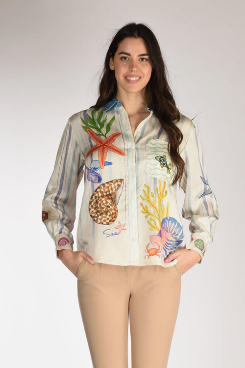 Camicia Isabel Bianco/multicolor Donna - 2
