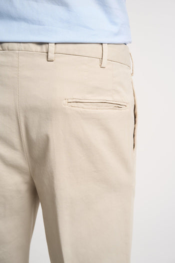 Pantalone Pence in Cotone/Seta/Elastan Grigio - 6