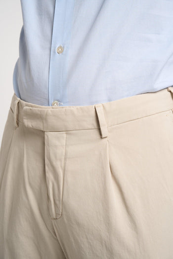 Pantalone Pence in Cotone/Seta/Elastan Grigio - 5
