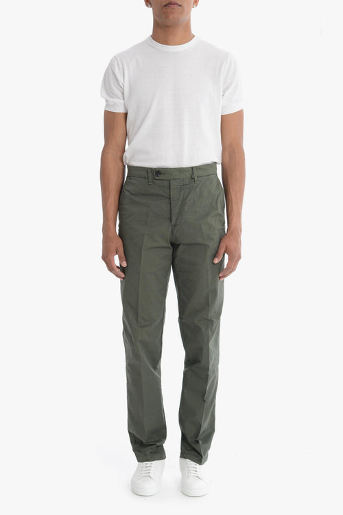 Pantalone Verde Uomo Gamba Dritta - 1