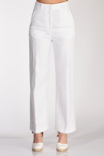 Pantalone Dritto Bianco Donna - 3