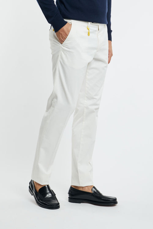 Pantalone slim in cotone stretch - 2