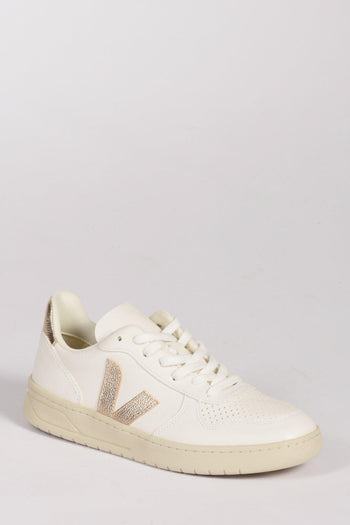 Sneakers V10 Bianco/oro Donna - 3