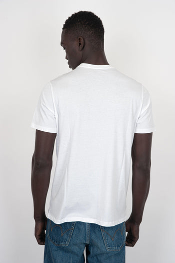 T-shirt Girocollo Cotone Organico Bianco - 4