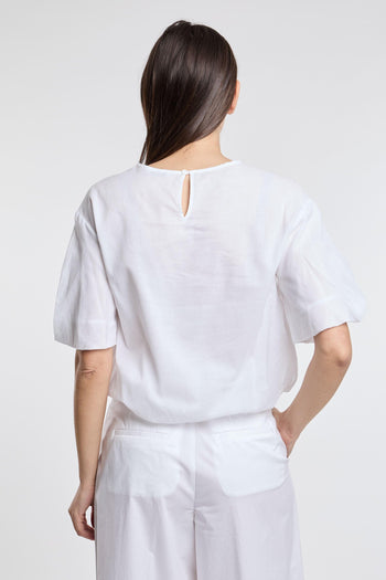 Camicia Garza di Cotone Bianco - 4