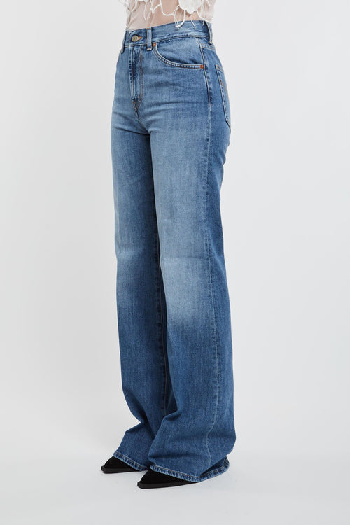 Jeans Amber 100% Cotone Blu - 2