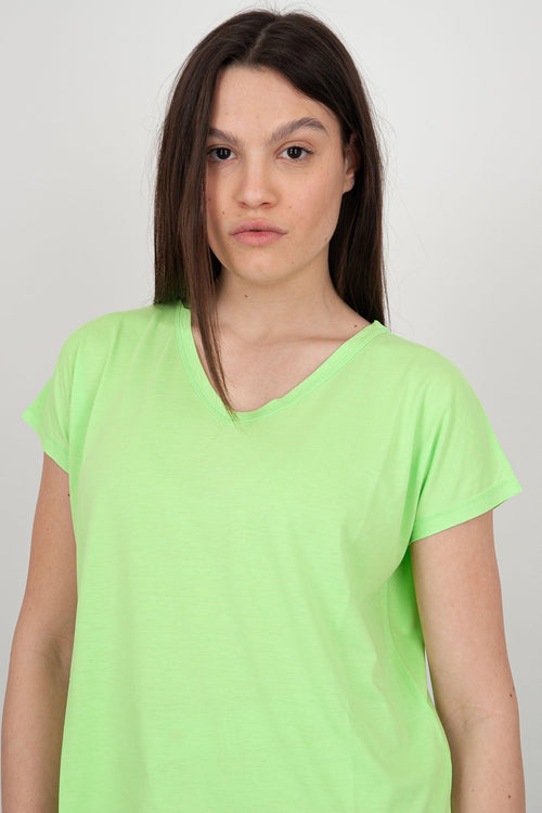 T-shirt Serra Cotone Verde Fluo - 2