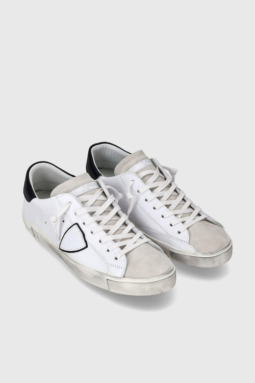 Sneaker PRSX Basic Pelle Bianco/Nero - 2
