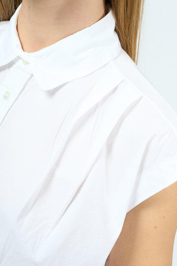 Camicia Smanicata Bianco Donna - 3