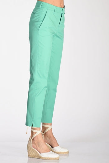 Pantalone New York Verde Chiaro Donna - 4
