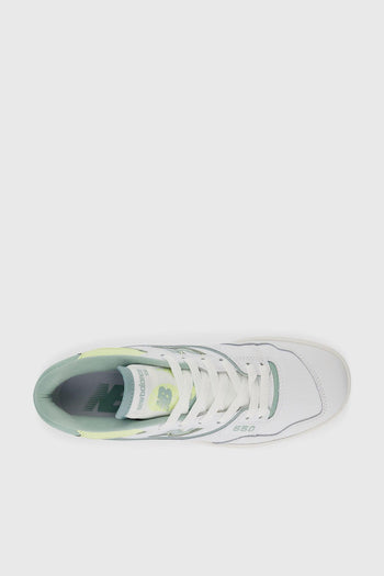 Sneakers 550 Pelle Bianco/Verde - 3