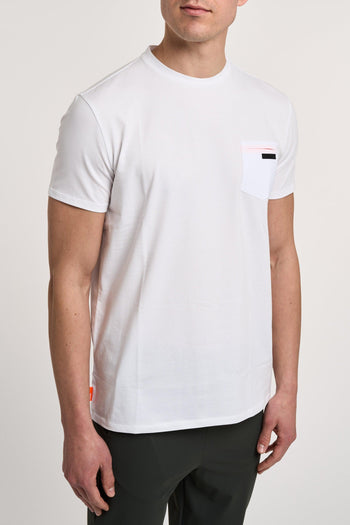 T-shirt Bianco 95% Cotone 5% Elastan - 3