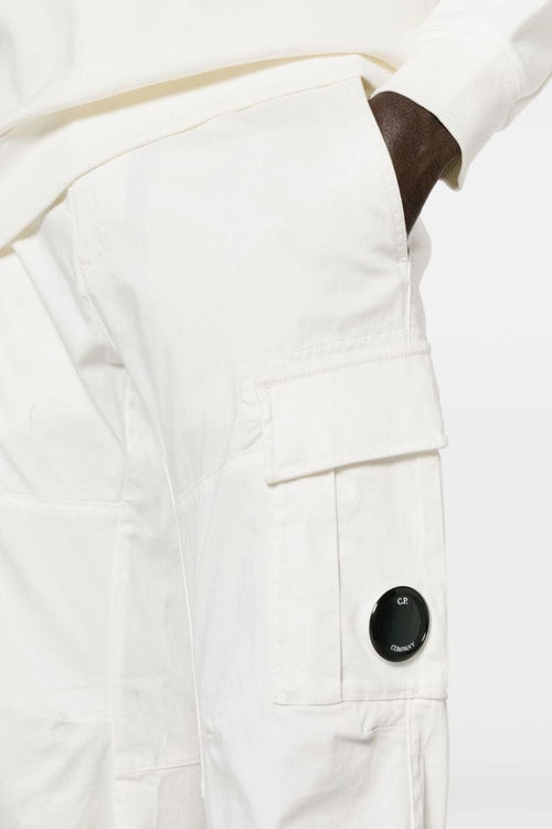 Pantalone Cotone Elastizzato Bianco elasticizzato - 2