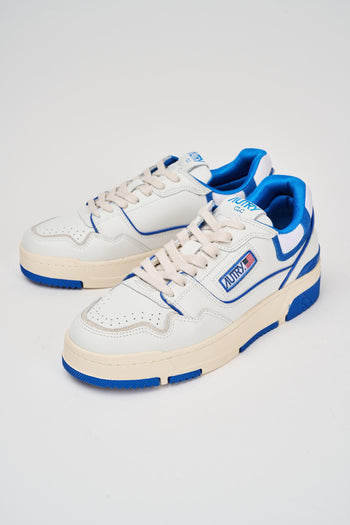 CLC Sneakers in pelle bianca e blu - 4
