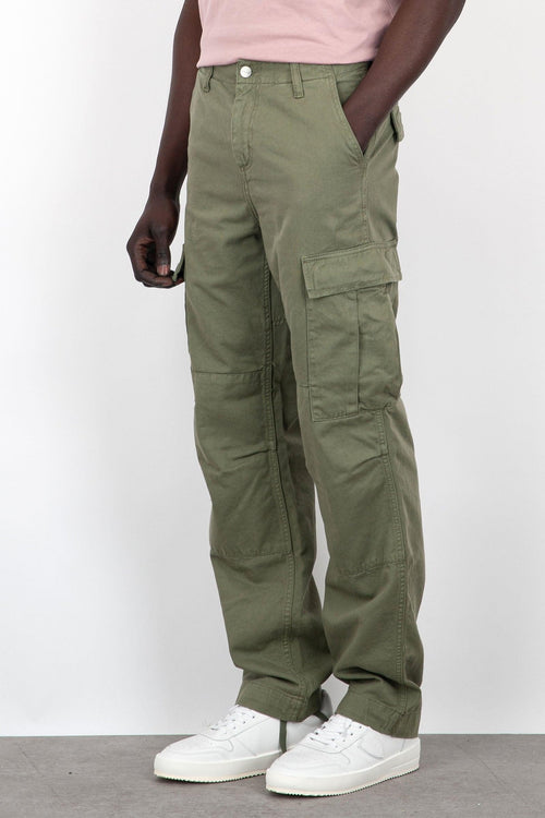 WIP Pantalone Regular Cargo Cotone Verde