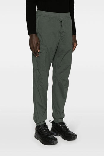 Pantalone Verde Uomo con applicazione Compass - 4