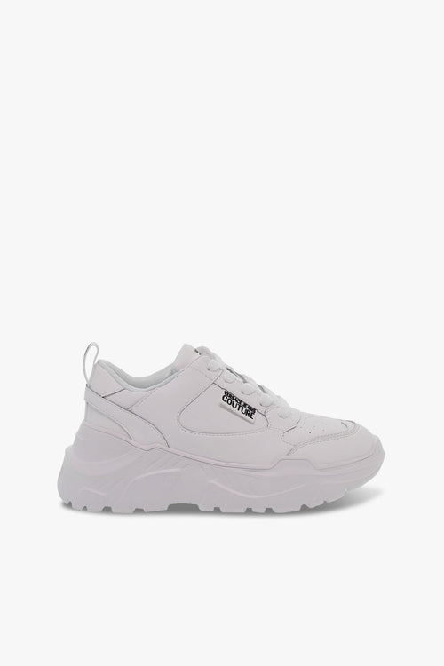 Sneakers JEANS COUTURE SPEEDTRACK in pelle bianco