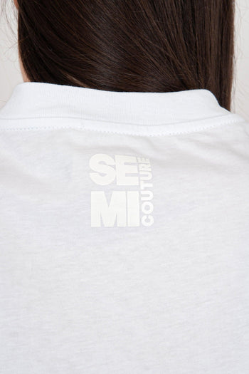 T-Shirt Kaisha Cotone Bianco - 6