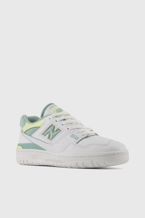 Sneakers 550 Pelle Bianco/Verde - 2