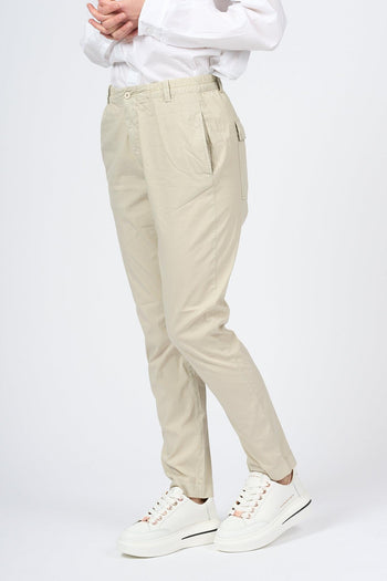 Pantalone Cotone Beige Donna - 3
